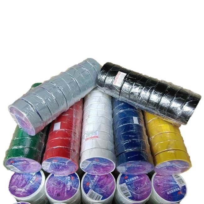Λευκό Λευκό 3M21S-BK PVC 0,13mm*19mm*18m e tape vinyl electrical21S-BK PVC 0,13mm*19mm*18m e tape vinyl electrical