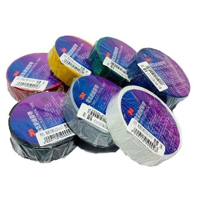 Λευκό Λευκό 3M21S-BK PVC 0,13mm*19mm*18m e tape vinyl electrical21S-BK PVC 0,13mm*19mm*18m e tape vinyl electrical