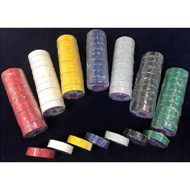Λευκό Λευκό 3M21S-BK PVC 0,13mm*19mm*18m e tape vinyl electrical21S-BK PVC 0,13mm*19mm*18m e tape vinyl electrical